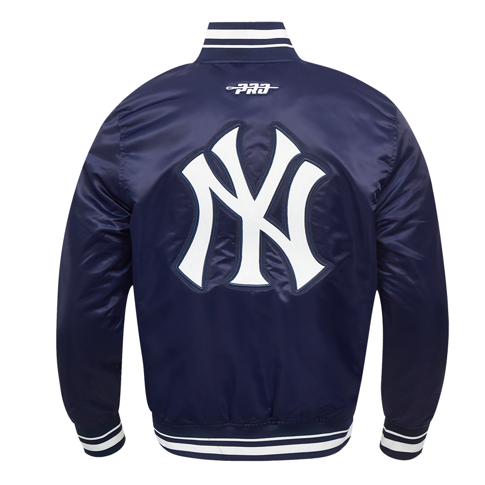 Pro Standard MLB City Ransom Satin Jacket New York Yankees Midnight Navy
