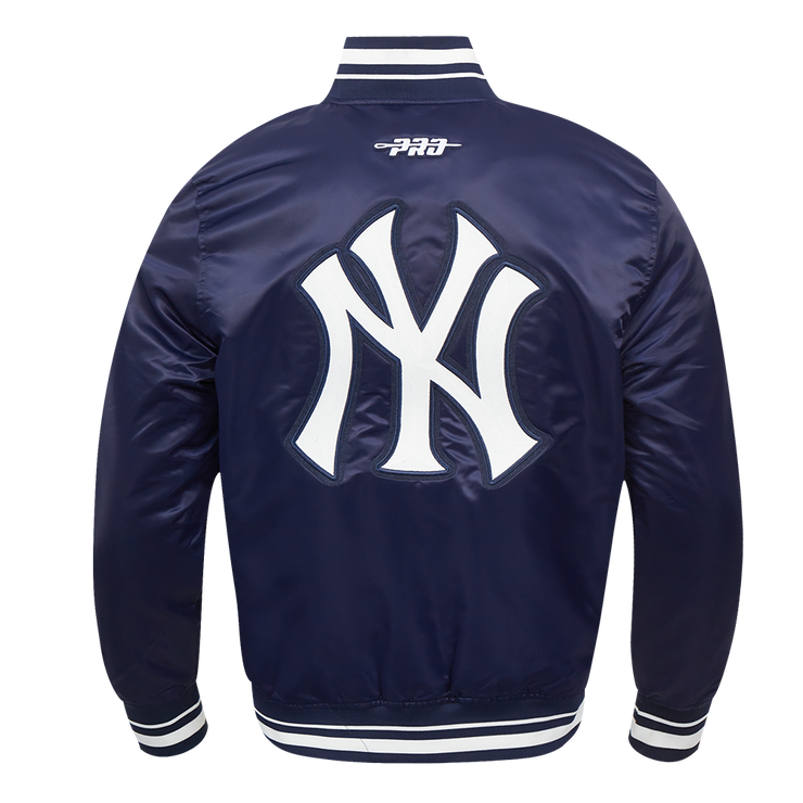 Pro Standard MLB City Ransom Satin Jacket New York Yankees Midnight Navy