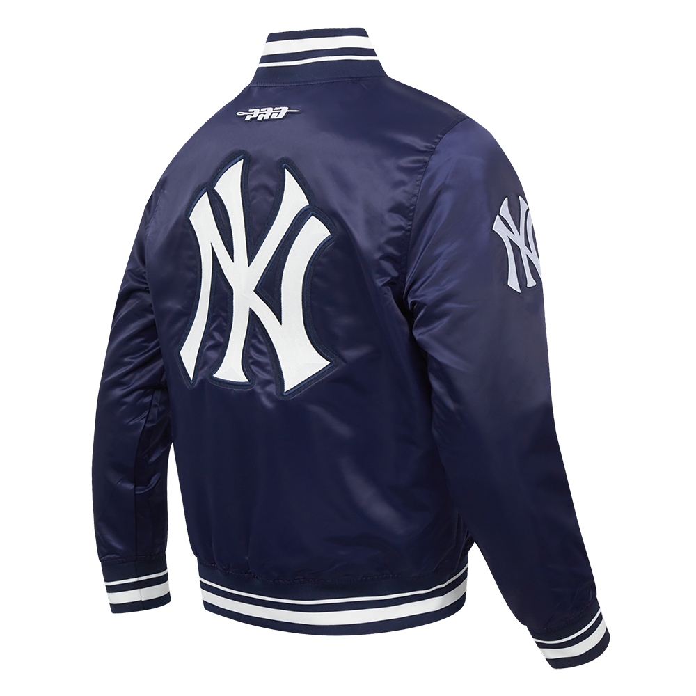 Pro Standard MLB City Ransom Satin Jacket New York Yankees Midnight Navy