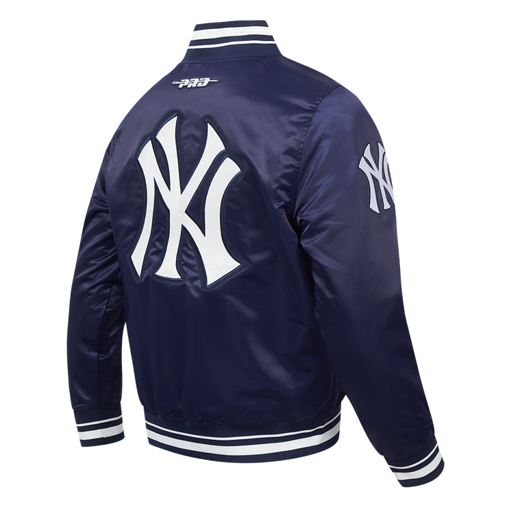 Pro Standard MLB City Ransom Satin Jacket New York Yankees Midnight Navy