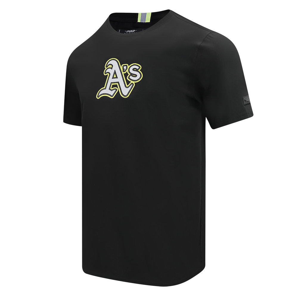 Pro Standard MLB Under The Lights Hi-Vis Tee Oakland Athletics Black