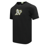 Pro Standard MLB Under The Lights Hi-Vis Tee Oakland Athletics Black