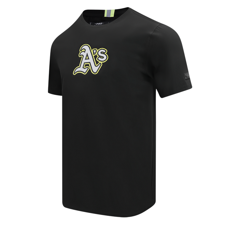 Pro Standard MLB Under The Lights Hi-Vis Tee Oakland Athletics Black