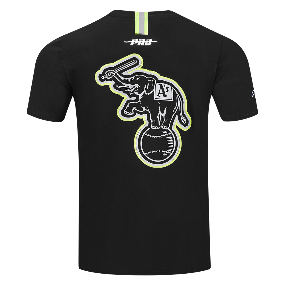 Pro Standard MLB Under The Lights Hi-Vis Tee Oakland Athletics Black