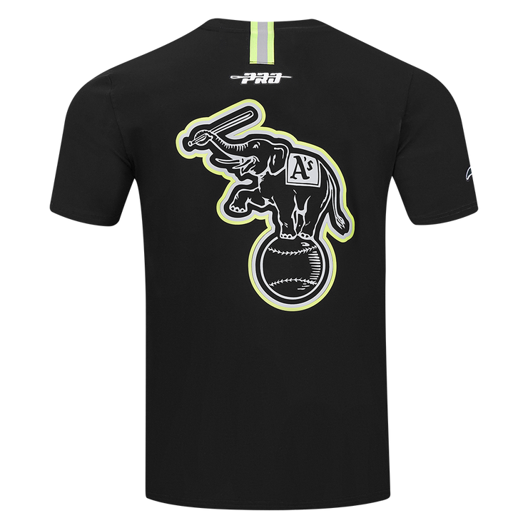 Pro Standard MLB Under The Lights Hi-Vis Tee Oakland Athletics Black