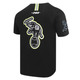 Pro Standard MLB Under The Lights Hi-Vis Tee Oakland Athletics Black