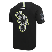 Pro Standard MLB Under The Lights Hi-Vis Tee Oakland Athletics Black