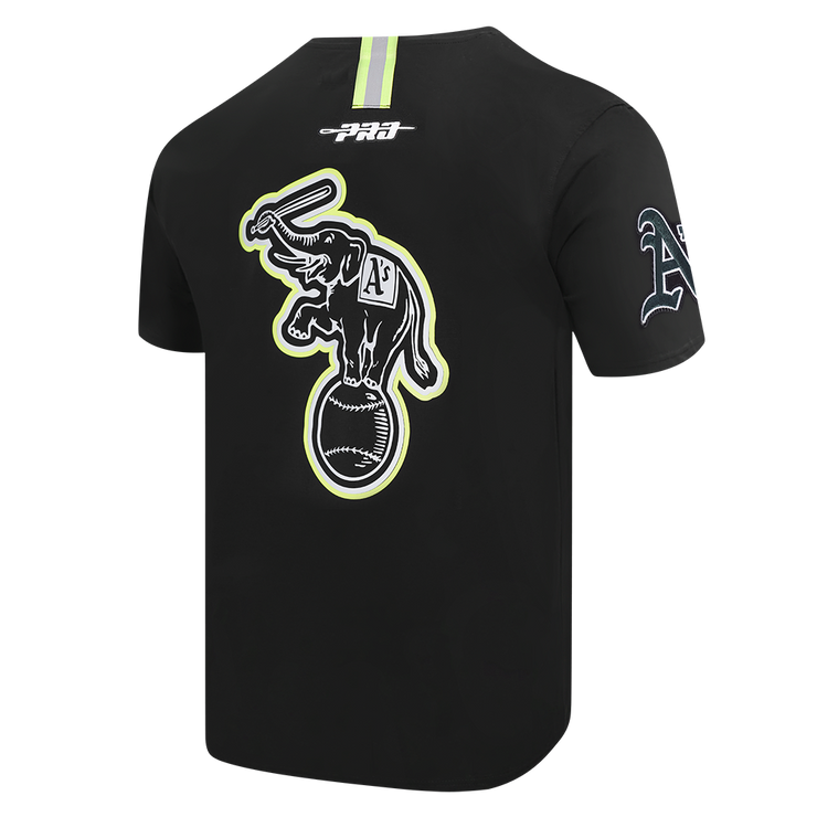 Pro Standard MLB Under The Lights Hi-Vis Tee Oakland Athletics Black
