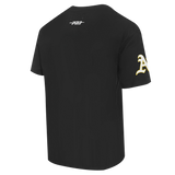 Pro Standard MLB Eternal Skull Drop Shoulder Tee Oakland Athletics Black