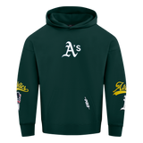 Pro Standard MLB Living Large Drop Shoulder Hood Oakland Athletics Forrest Green
