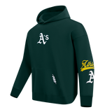 Pro Standard MLB Living Large Drop Shoulder Hood Oakland Athletics Forrest Green