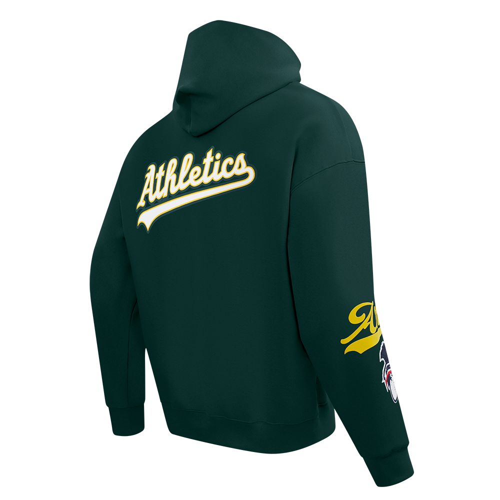 Pro Standard MLB Living Large Drop Shoulder Hood Oakland Athletics Forrest Green