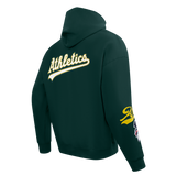 Pro Standard MLB Living Large Drop Shoulder Hood Oakland Athletics Forrest Green