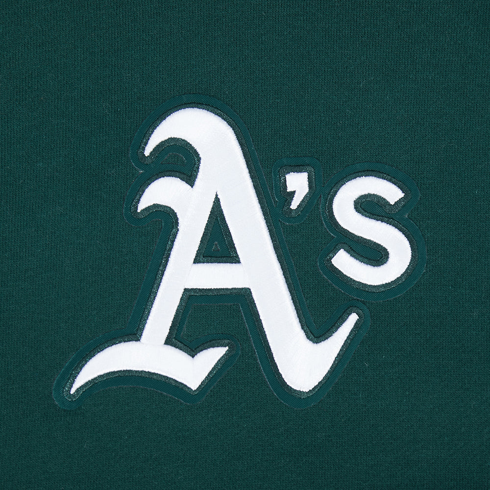 Pro Standard MLB Living Large Drop Shoulder Hood Oakland Athletics Forrest Green