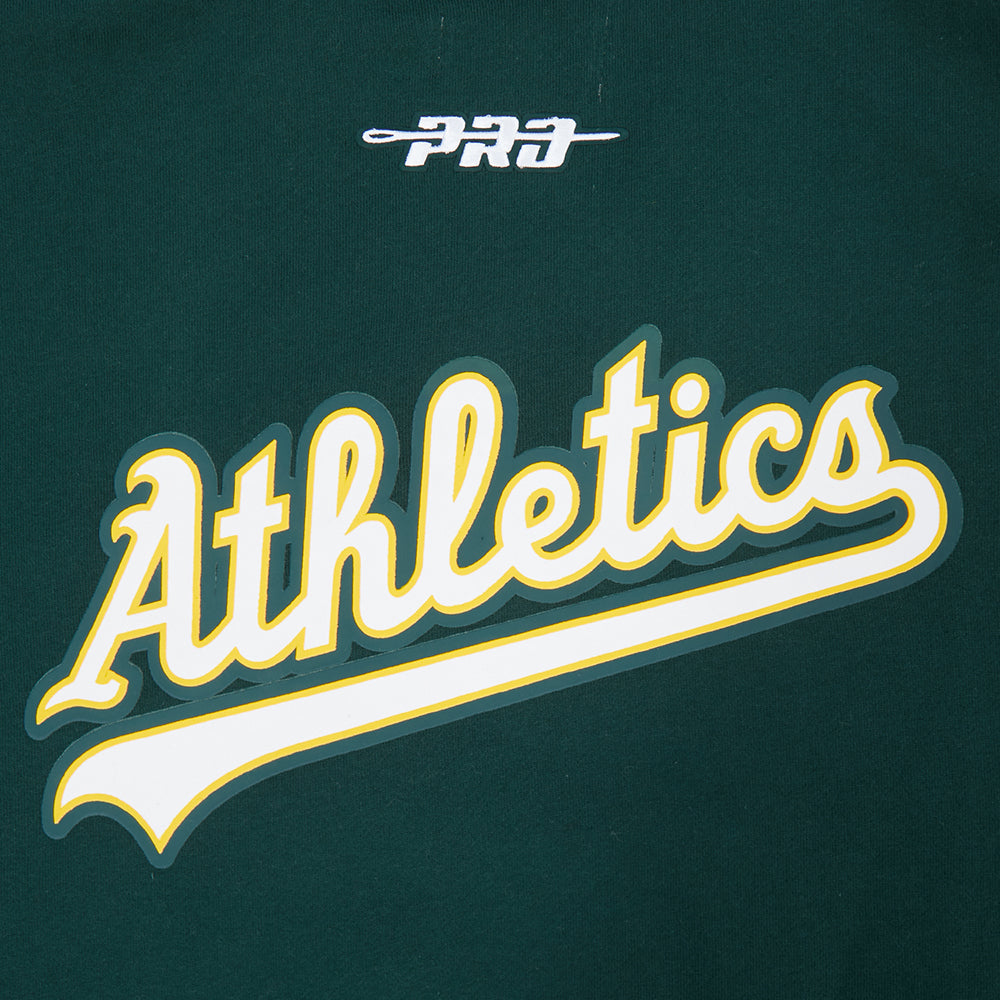 Pro Standard MLB Living Large Drop Shoulder Hood Oakland Athletics Forrest Green