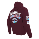 Pro Standard MLB Best Of Drop Shoulder Hoodie Philadelphia Phillies Wine