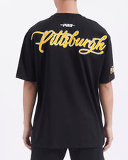 Pro Standard MLB City Signature Drop Shoulder Tee Pittsburgh Pirates Black