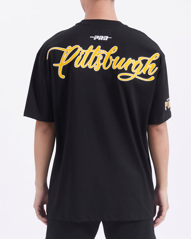 Pro Standard MLB City Signature Drop Shoulder Tee Pittsburgh Pirates Black