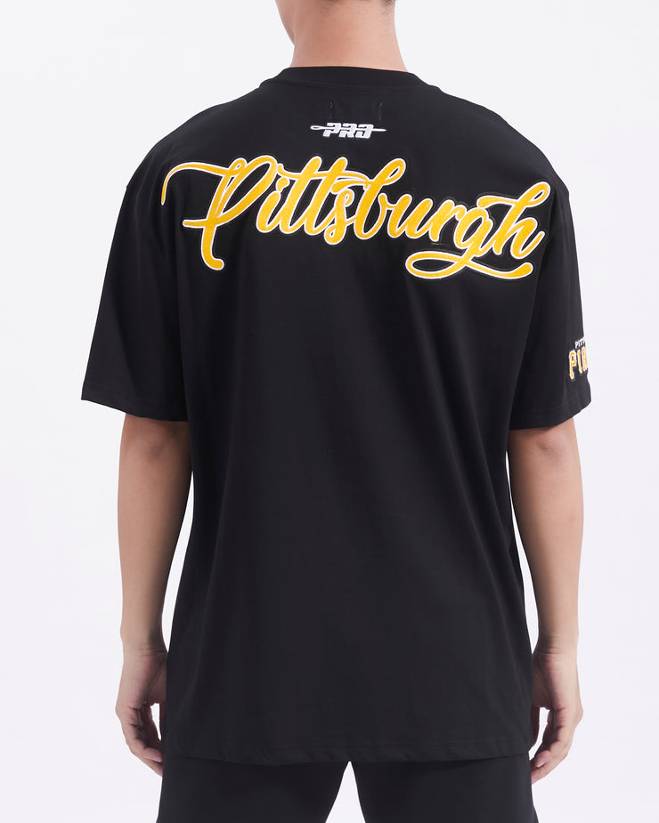 Pro Standard MLB City Signature Drop Shoulder Tee Pittsburgh Pirates Black