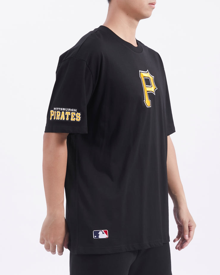 Pro Standard MLB City Signature Drop Shoulder Tee Pittsburgh Pirates Black