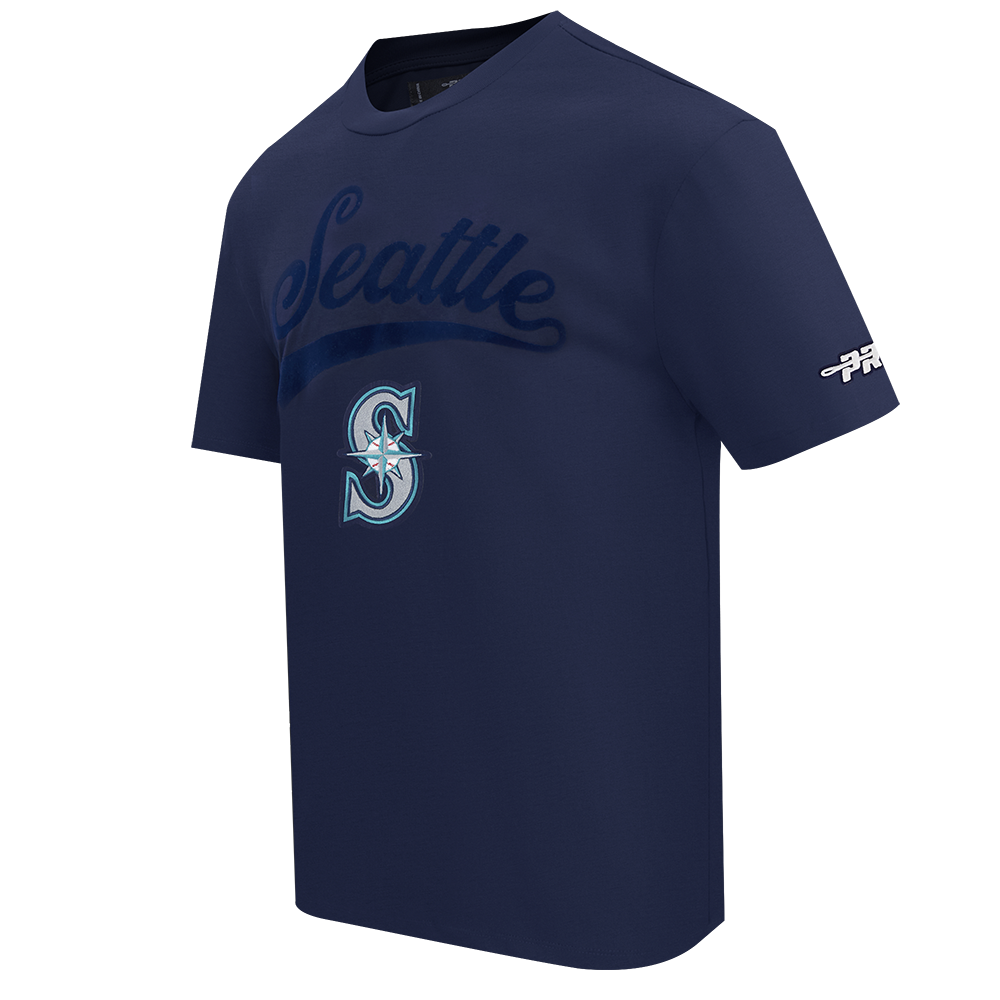 Pro Standard MLB Living Large Drop Shoulder Tee Seattle Mariners Navy