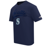 Pro Standard MLB Living Large Drop Shoulder Tee Seattle Mariners Navy