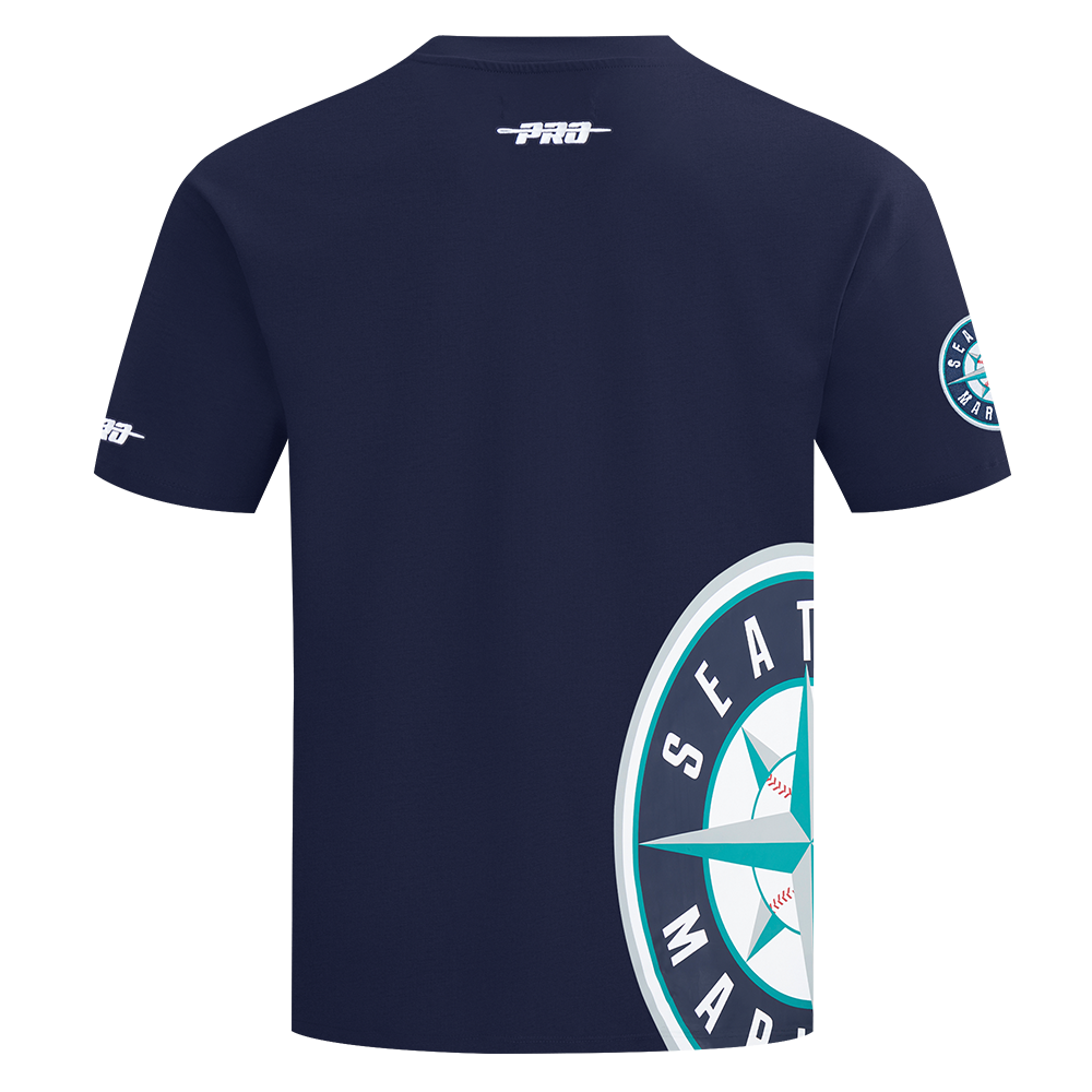 Pro Standard MLB Living Large Drop Shoulder Tee Seattle Mariners Navy