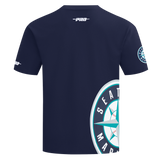 Pro Standard MLB Living Large Drop Shoulder Tee Seattle Mariners Navy