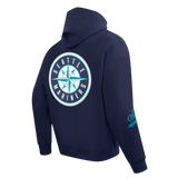 Pro Standard MLB Living Large Drop Shoulder Hood Seattle Mariners Navy
