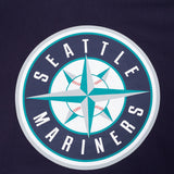 Pro Standard MLB Living Large Drop Shoulder Hood Seattle Mariners Navy