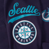 Pro Standard MLB Living Large Drop Shoulder Hood Seattle Mariners Navy