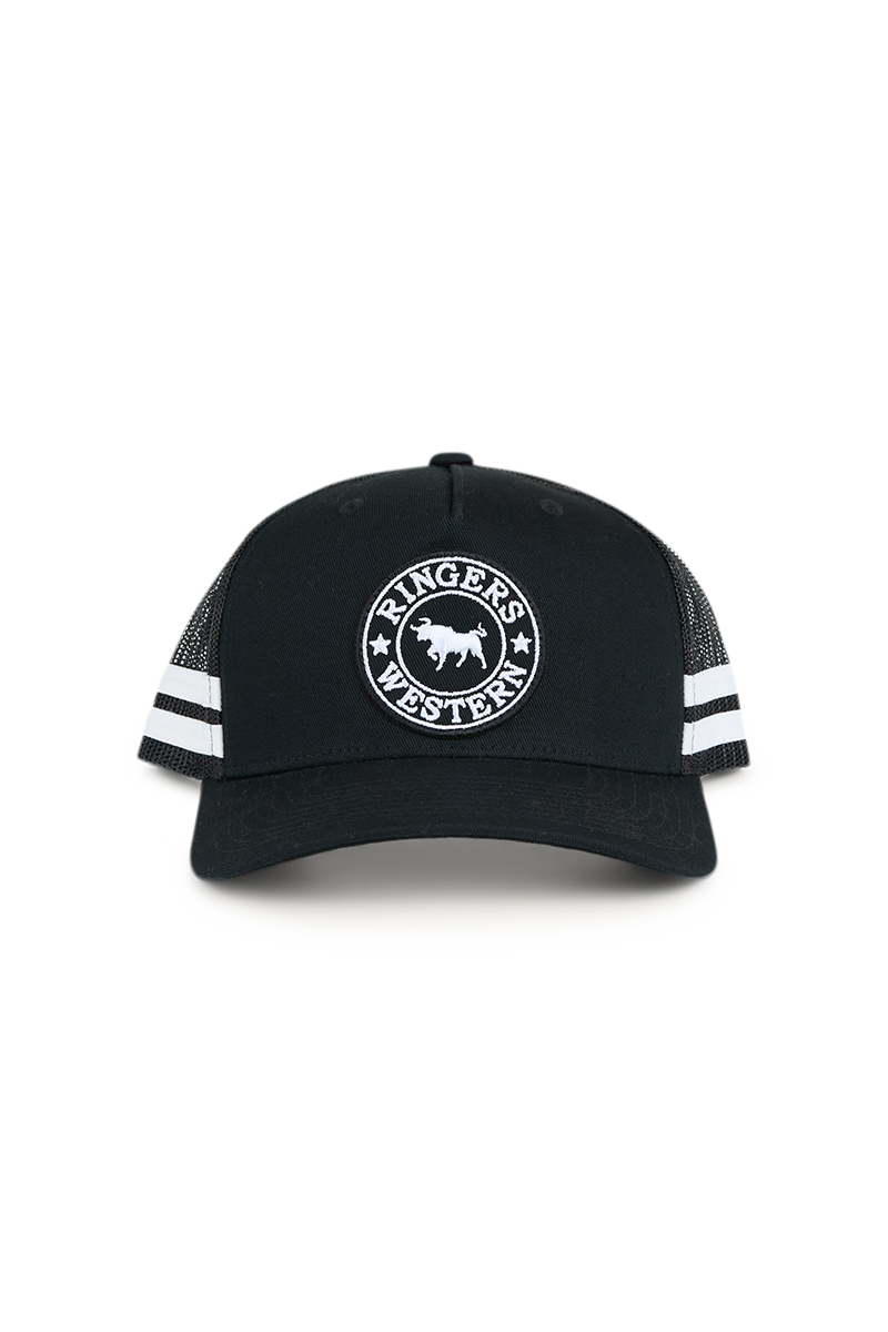 Ringers Western Kids McCoy Trucker Cap Black/White