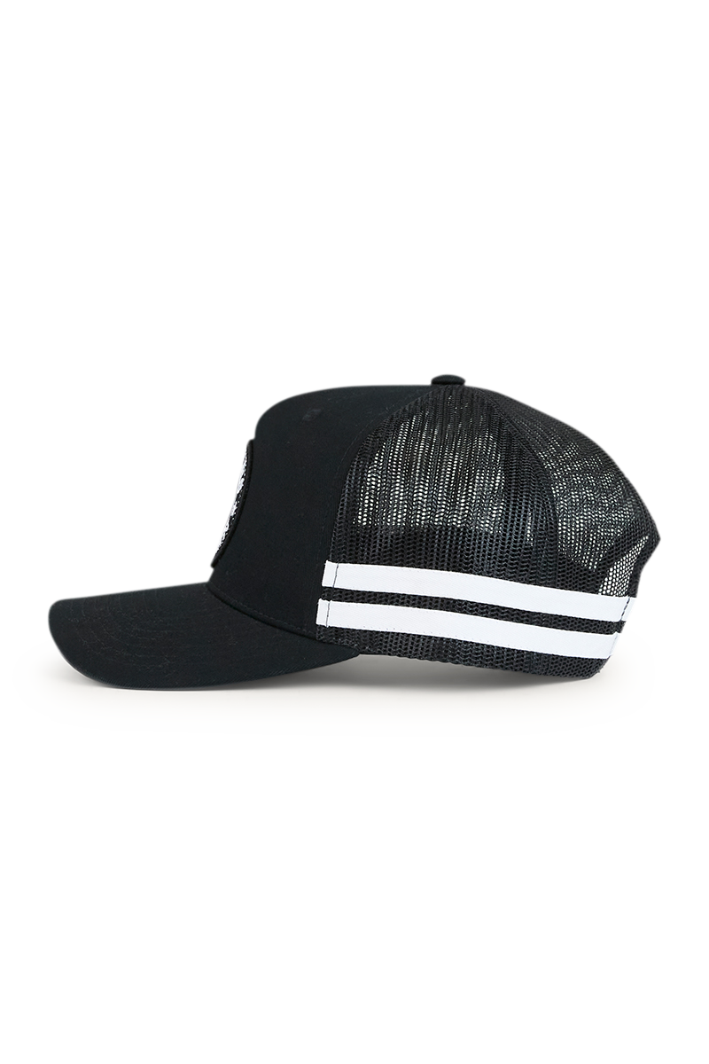 Ringers Western Kids McCoy Trucker Cap Black/White