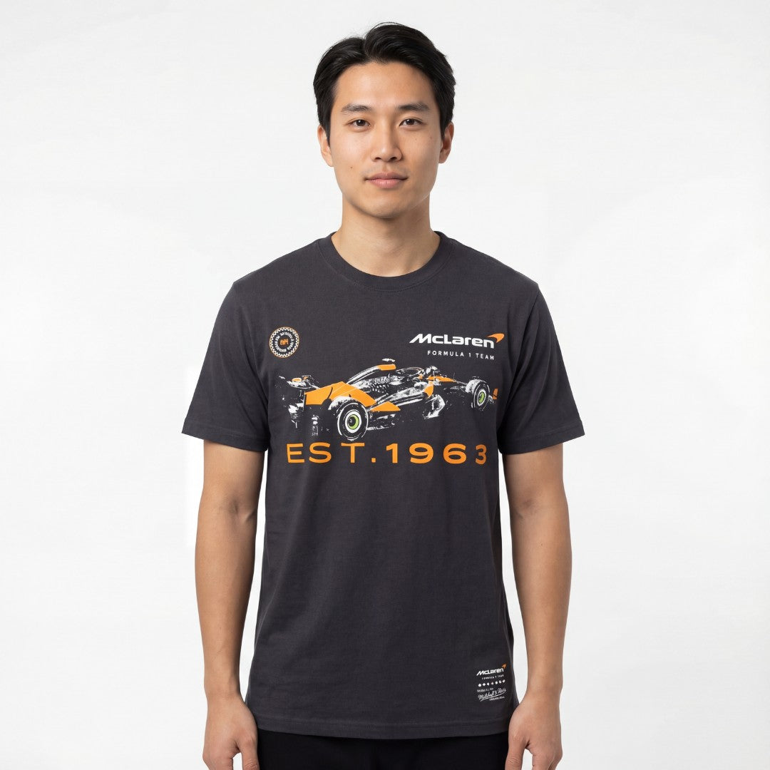 Mitchell & Ness F1 Tailgate Tee McLaren Washed Black