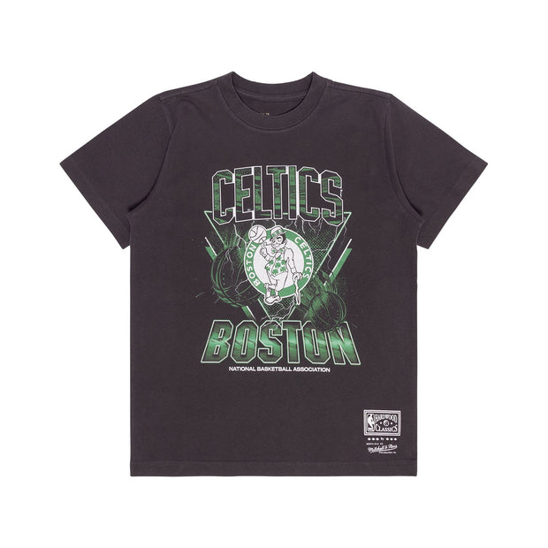 Mitchell & Ness Youth NBA Trigon Tee Boston Celtics Black
