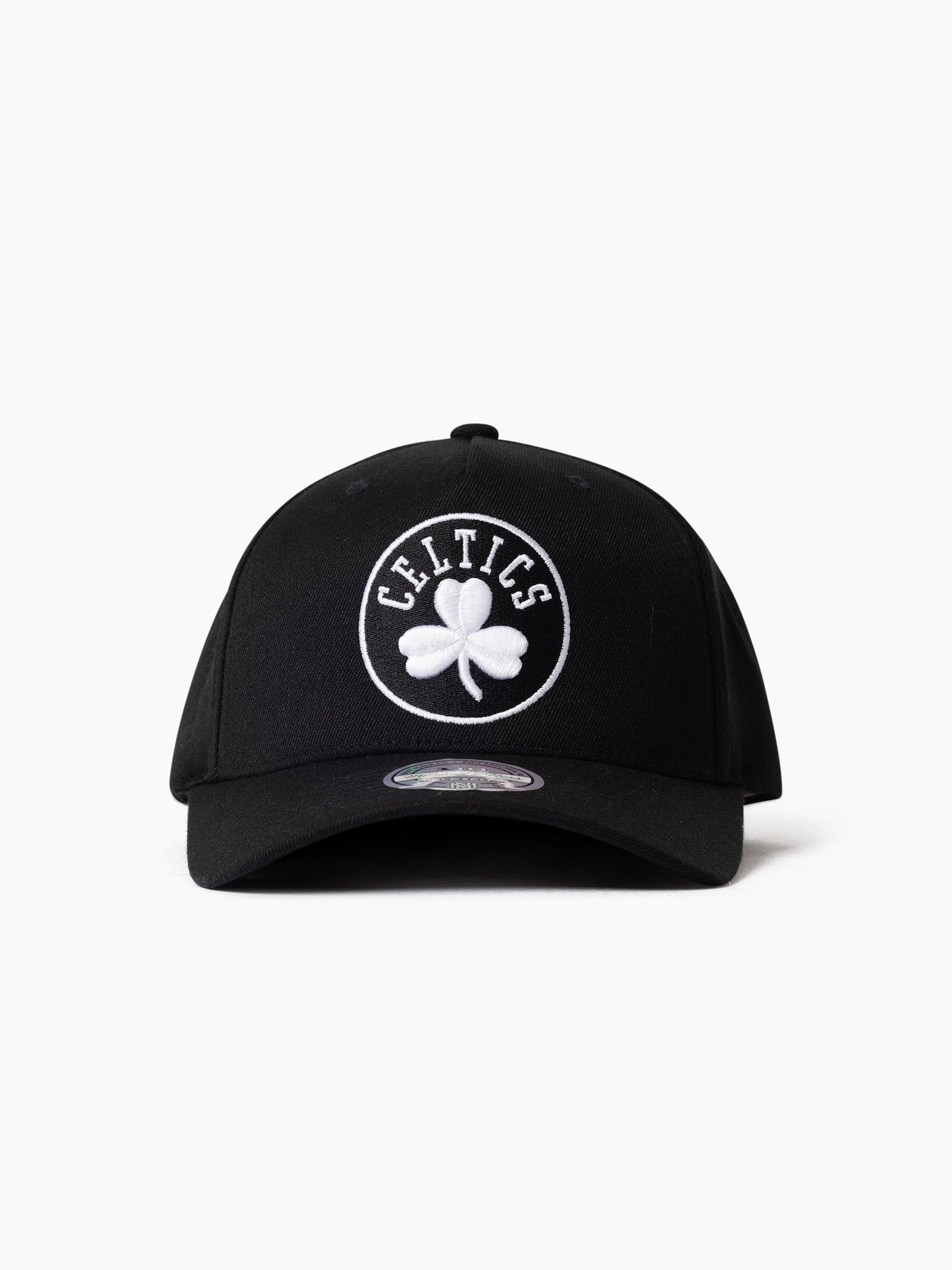 Mitchell & Ness NBA Flexfit 110 Black White Boston Celtics