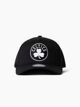Mitchell & Ness NBA Flexfit 110 Black White Boston Celtics