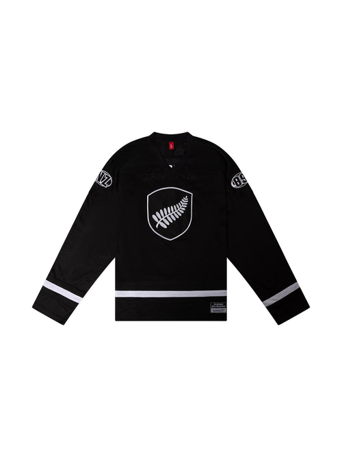 Mitchell & Ness Rugby Union Chrome Mesh Jersey Classic All Blacks