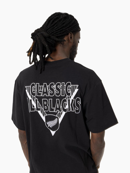 Mitchell & Ness Rugby Union Silver Fern Tee Classic All Blacks