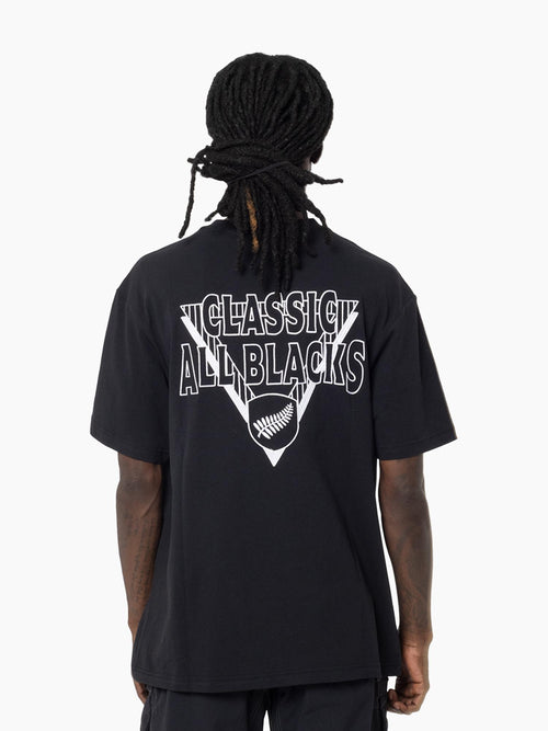 Mitchell & Ness Rugby Union Silver Fern Tee Classic All Blacks