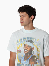 Mitchell & Ness NBA Star Burster Tee Denver Nuggets Anthony Saltwater Blue