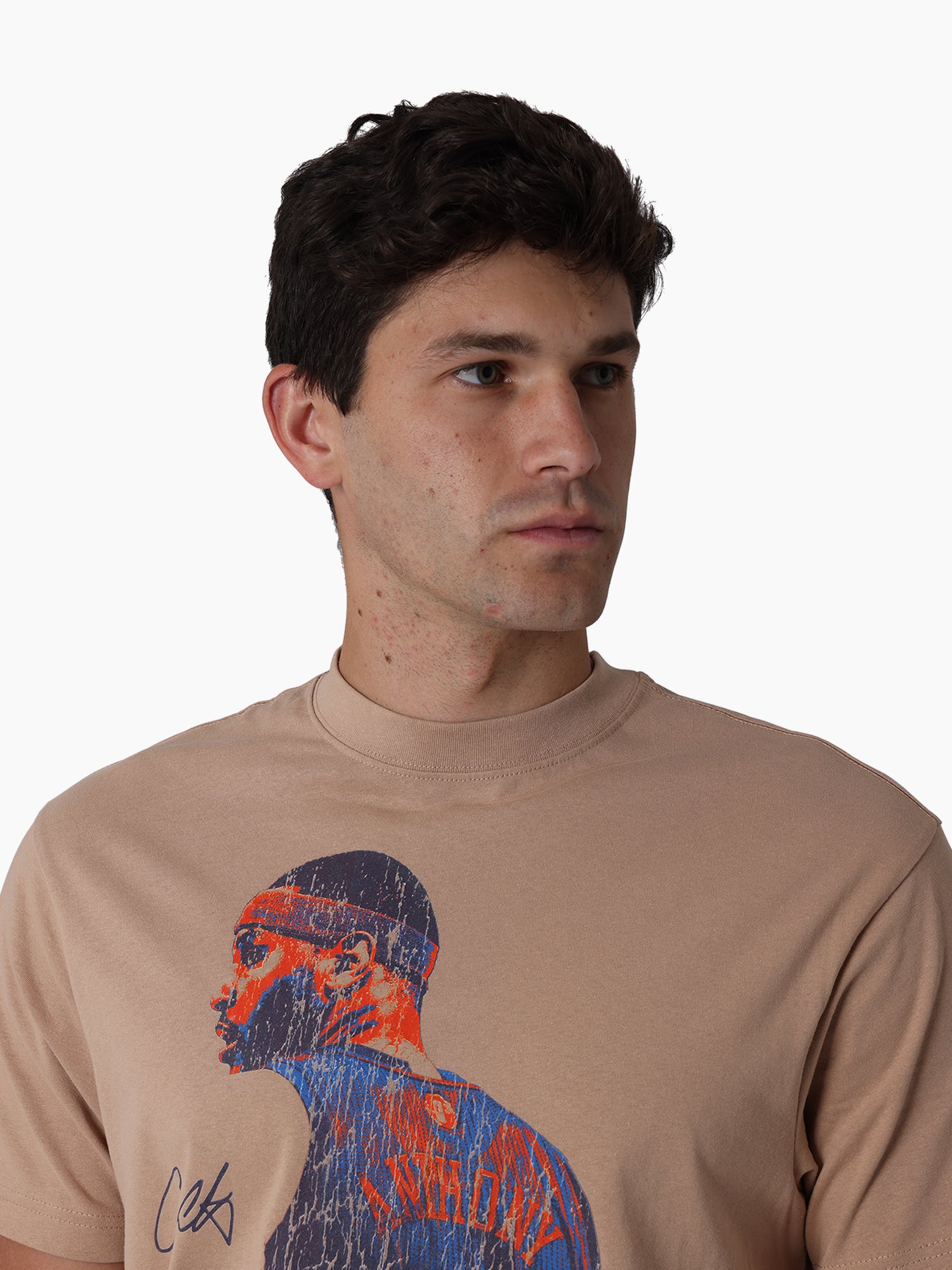 Mitchell & Ness NBA In The Moment Tee New York Knicks Anthony Warm Taupe