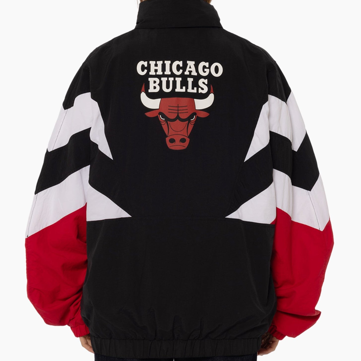 Mitchell & Ness NBA Spray Jacket Chicago Bulls Black Red