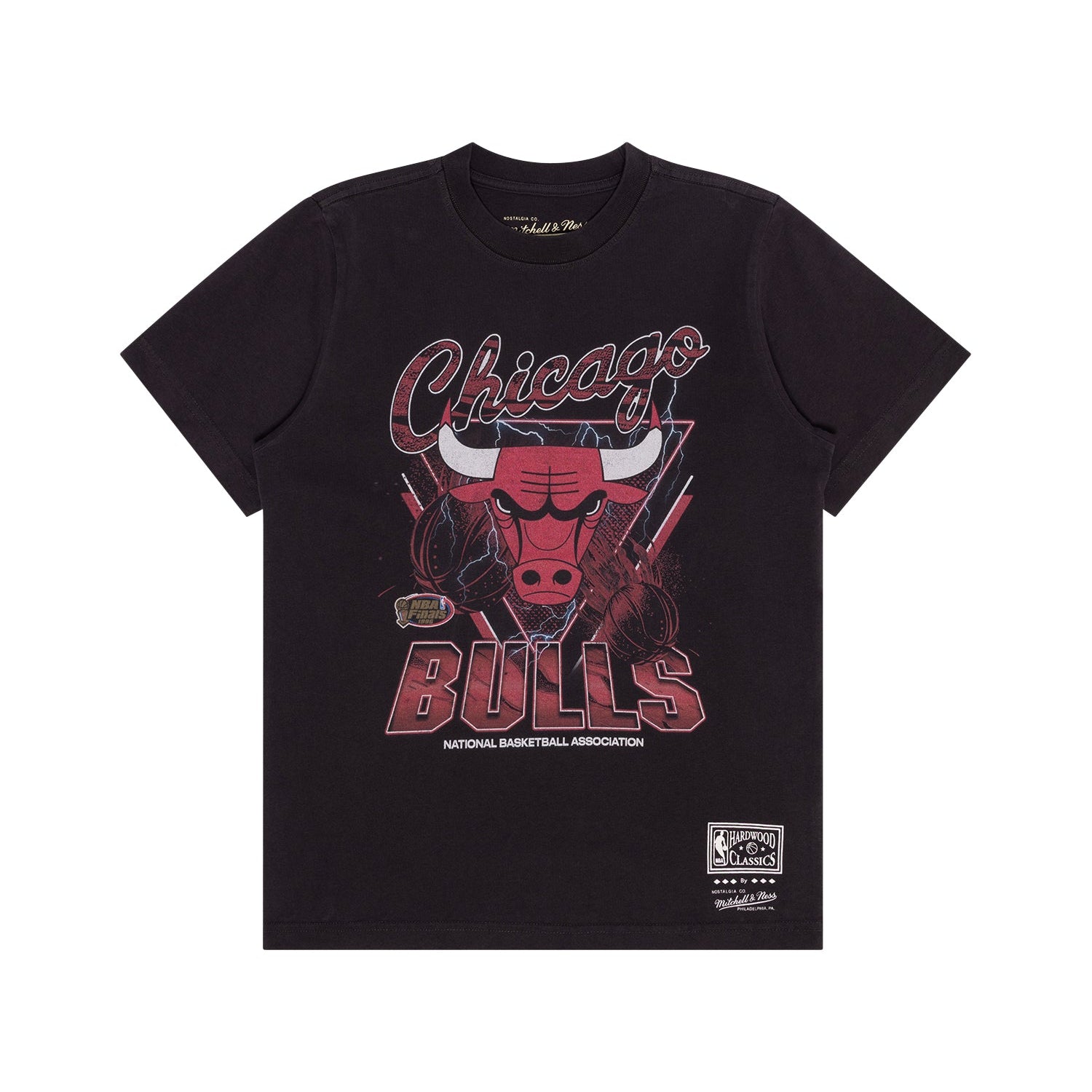 Mitchell & Ness Youth NBA Trigon Tee Chicago Bulls Black