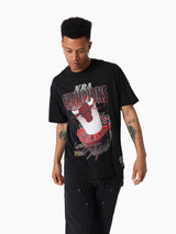 Mitchell & Ness NBA Hardlight Tee Chicago Bulls Faded Black
