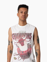 Mitchell & Ness NBA Hardlight Muscle Chicago Bulls Vintage White