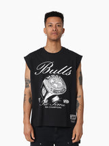 Mitchell & Ness Champions Script Boxy Muscle Chicago Bulls Black