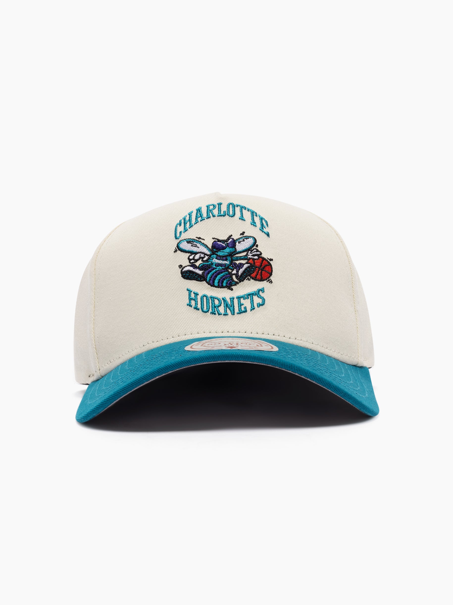 Mitchell & Ness NBA Pro Pinch Charlotte Hornets White Cream Teal