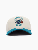 Mitchell & Ness NBA Pro Pinch Charlotte Hornets White Cream Teal