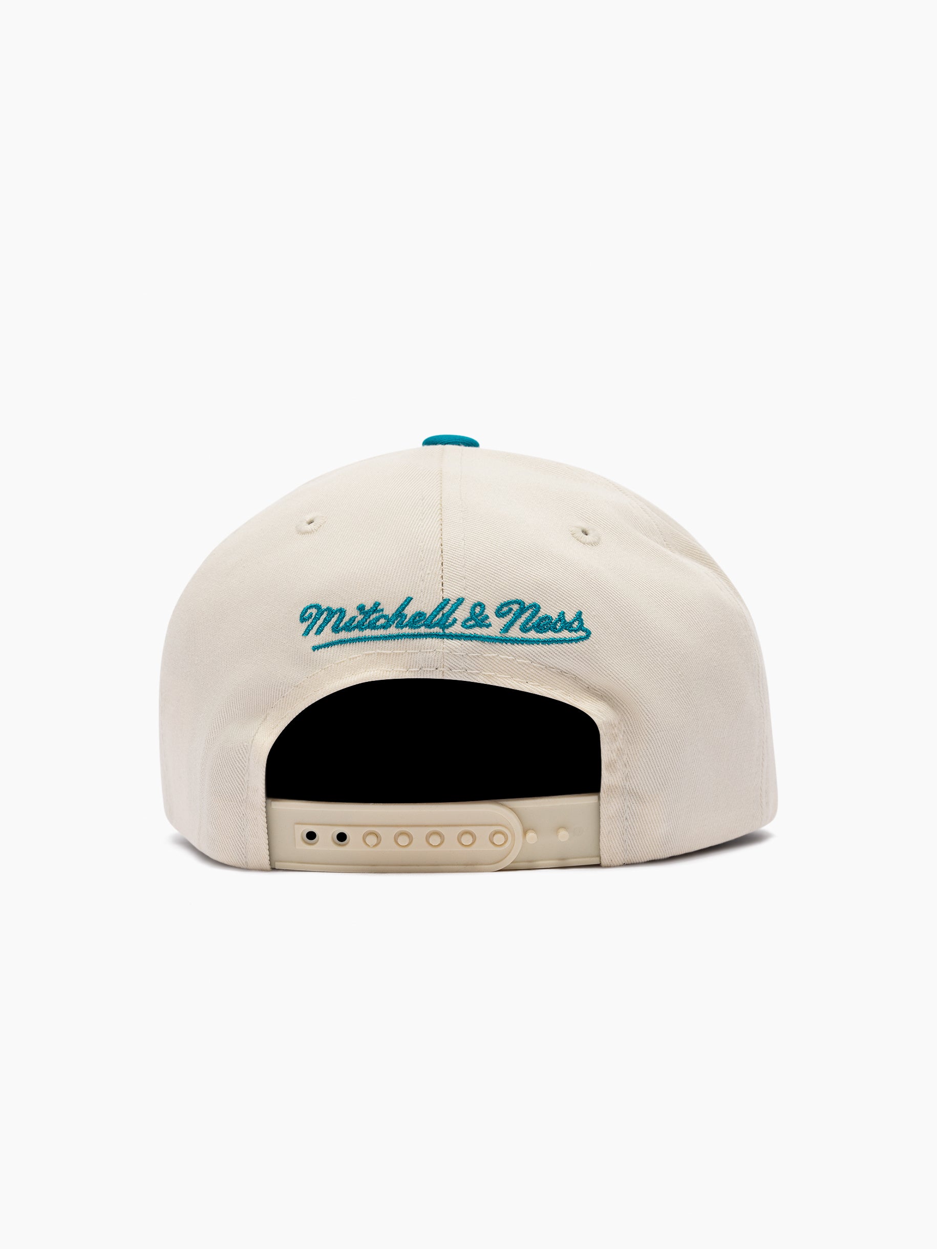 Mitchell & Ness NBA Pro Pinch Charlotte Hornets White Cream Teal